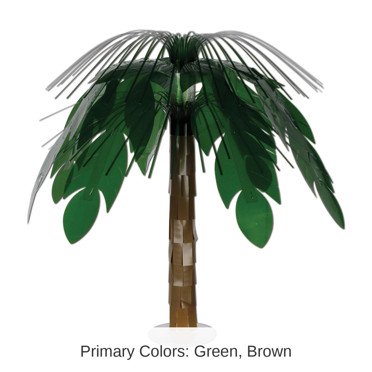 6 Pack Bulk Luau Party Jungle Palm Cascade Centerpiece