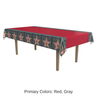 12 Pack Bulk Red Carpet Star Party Tablecover