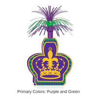 12 Pack Bulk Mardi Gras Centerpiece