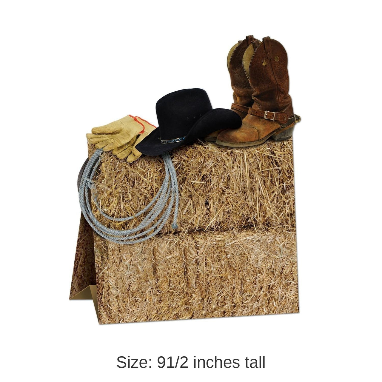 12 Pack Bulk 3-D Western Party Centerpiece