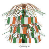 6 Pack Bulk Irish Flag Cascade Party Centerpiece