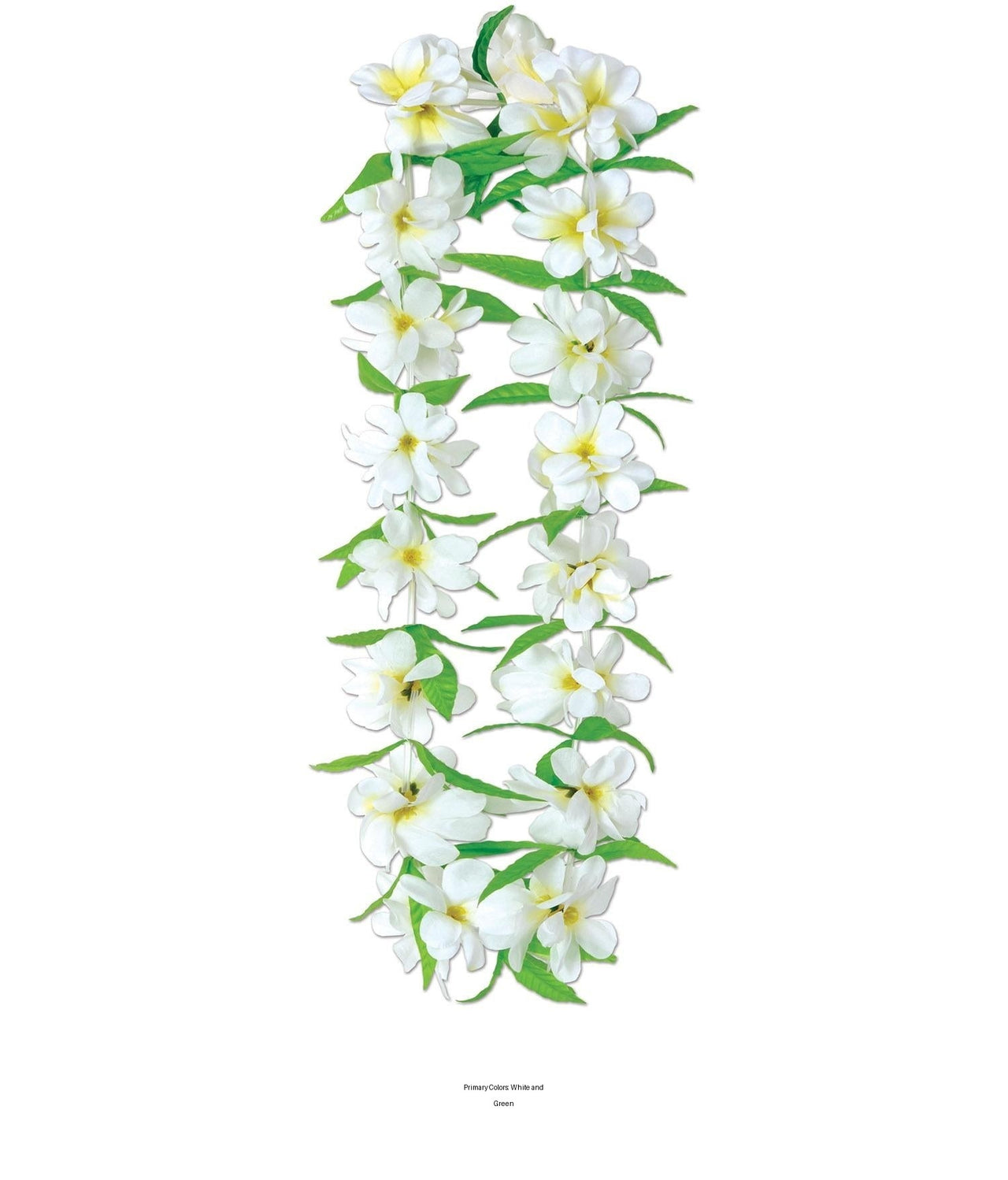 12 Pack Bulk Luau Party Silk 'N Petals Tropical Jasmine Lei