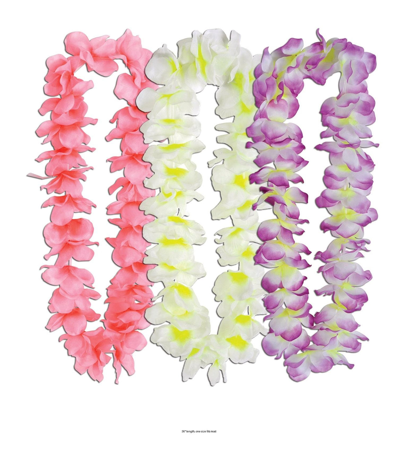 12 Pack Bulk Luau Party Silk 'N Petals Island Oasis Leis