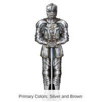 12 Pack Bulk Jointed Suit Of Armor Party Decoration