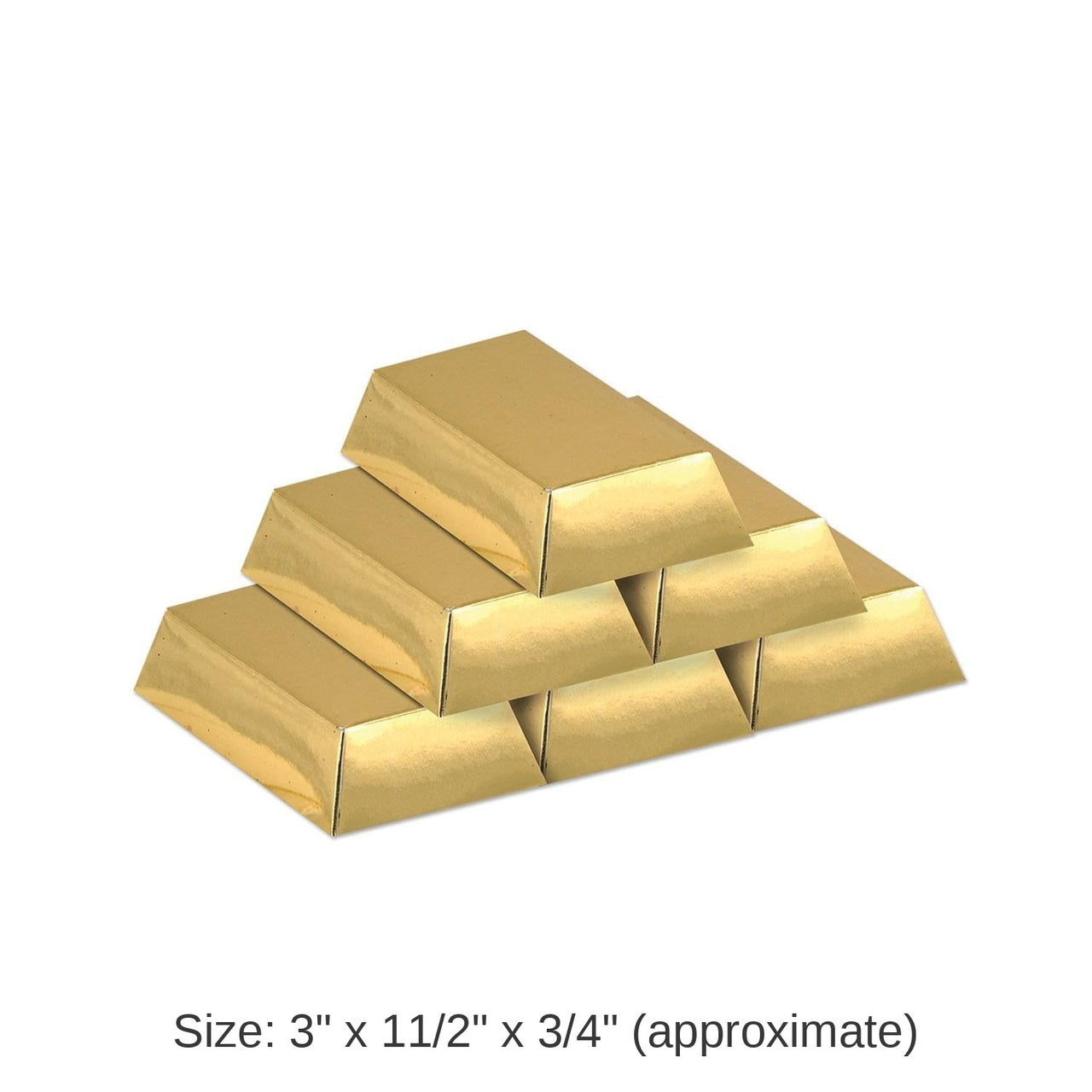 144 Pack Bulk Foil Gold Bar Party Favor Boxes