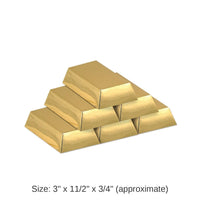 144 Pack Bulk Foil Gold Bar Party Favor Boxes