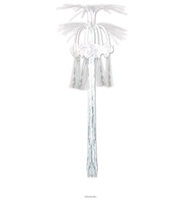 12 Pack Bulk Wedding Cascade Hanging Column