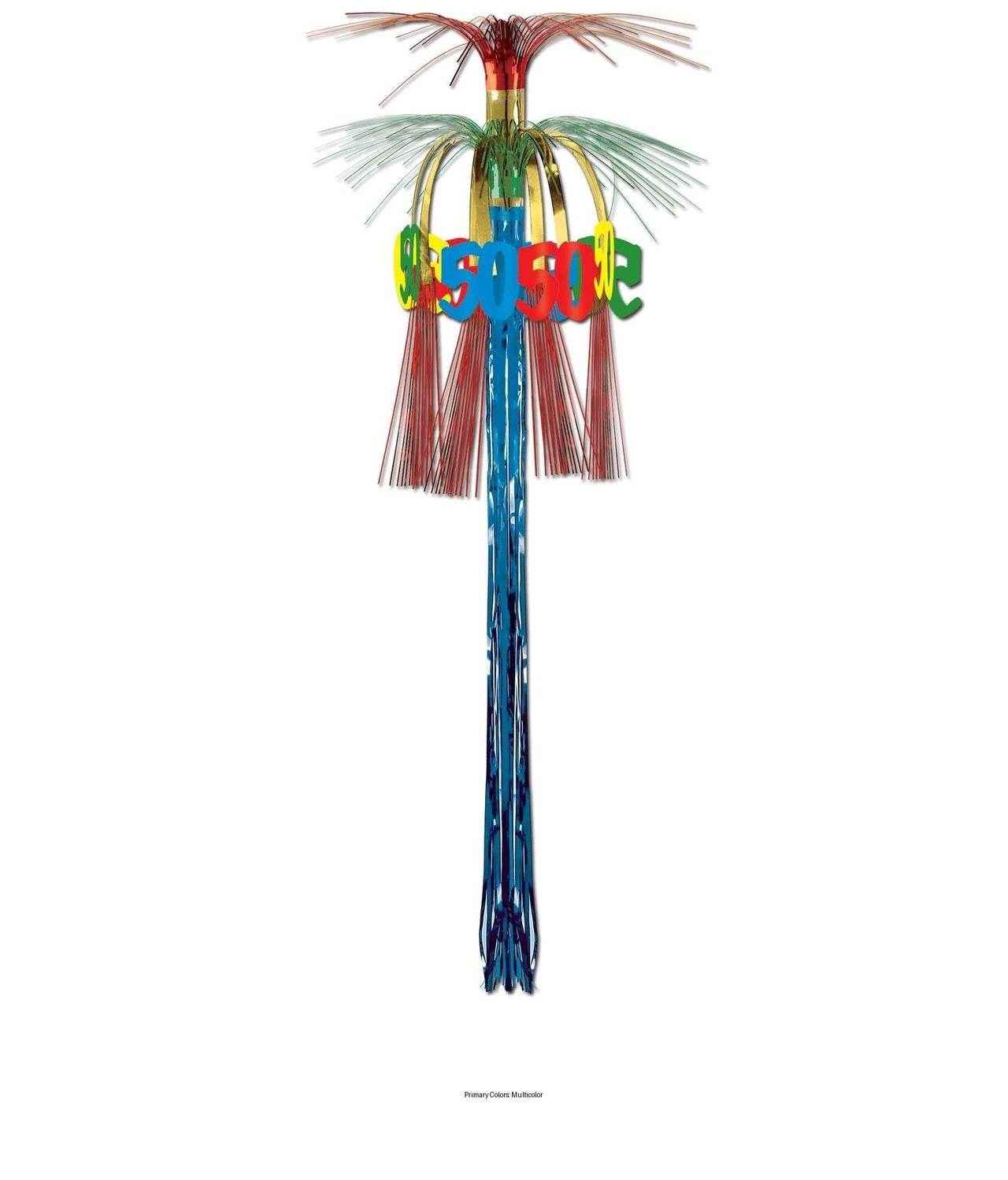 12 Pack Bulk 50th Birthday Party Cascade Hanging Column