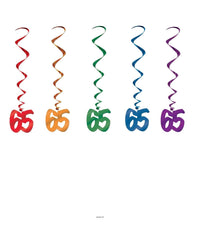 30 Piece Bulk 65th Birthday Party Whirls