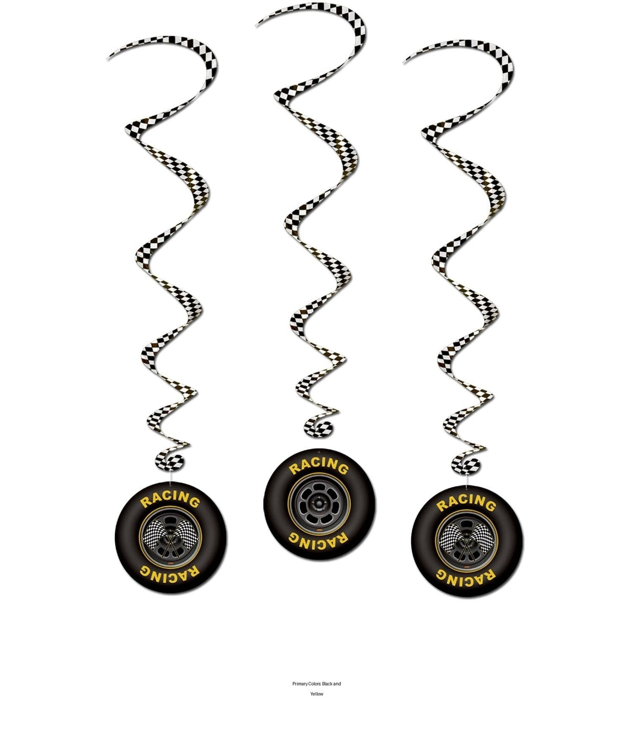 18 Piece Bulk Racing Tire Party Whirls