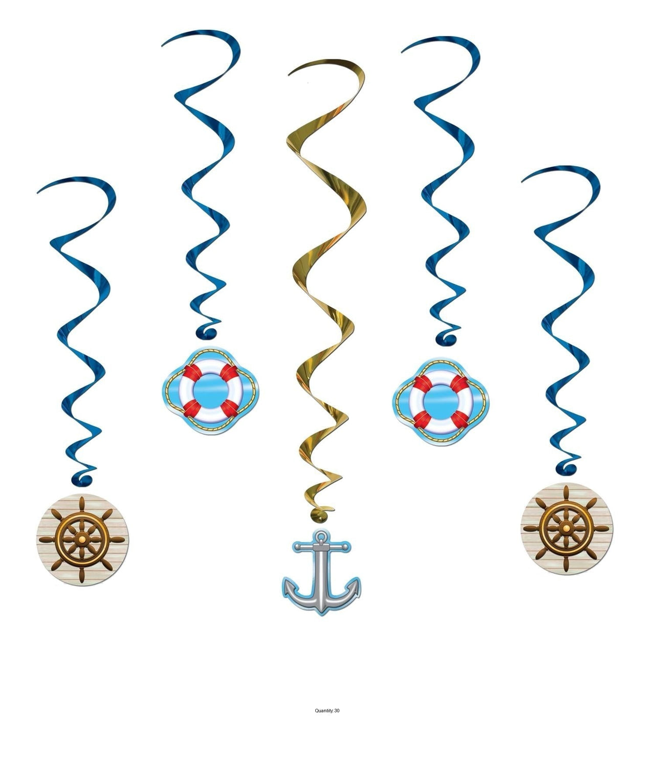 30 Piece Bulk Cruise Ship Party Whirls