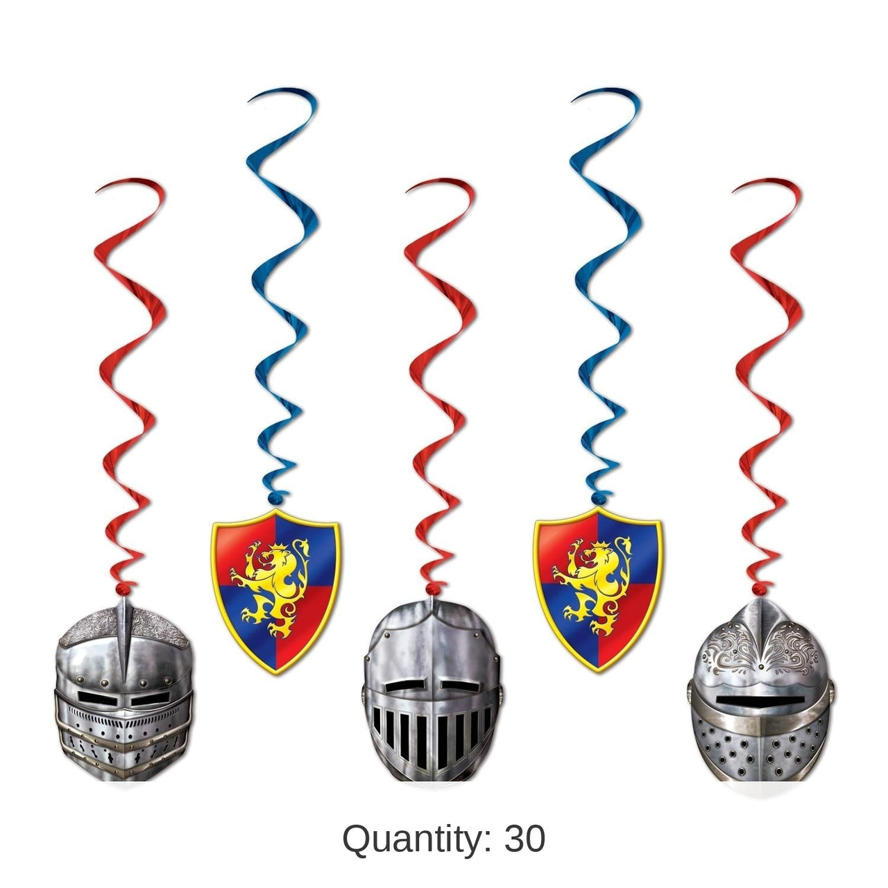 30 Piece Bulk Medieval Party Whirls