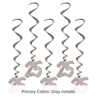 30 Piece Bulk 25th Anniversary Whirls