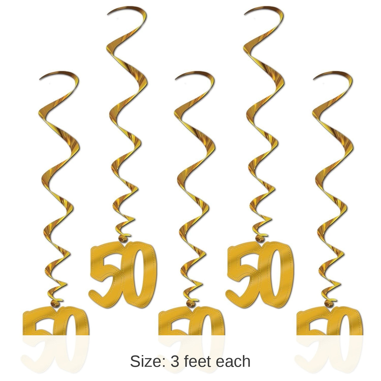 30 Piece Bulk 50th Anniversary Whirls