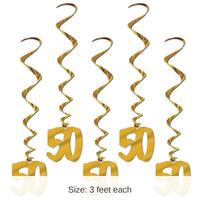 30 Piece Bulk 50th Anniversary Whirls