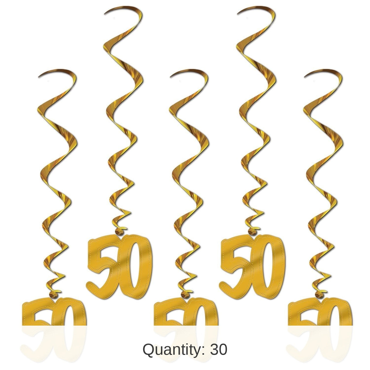 30 Piece Bulk 50th Anniversary Whirls