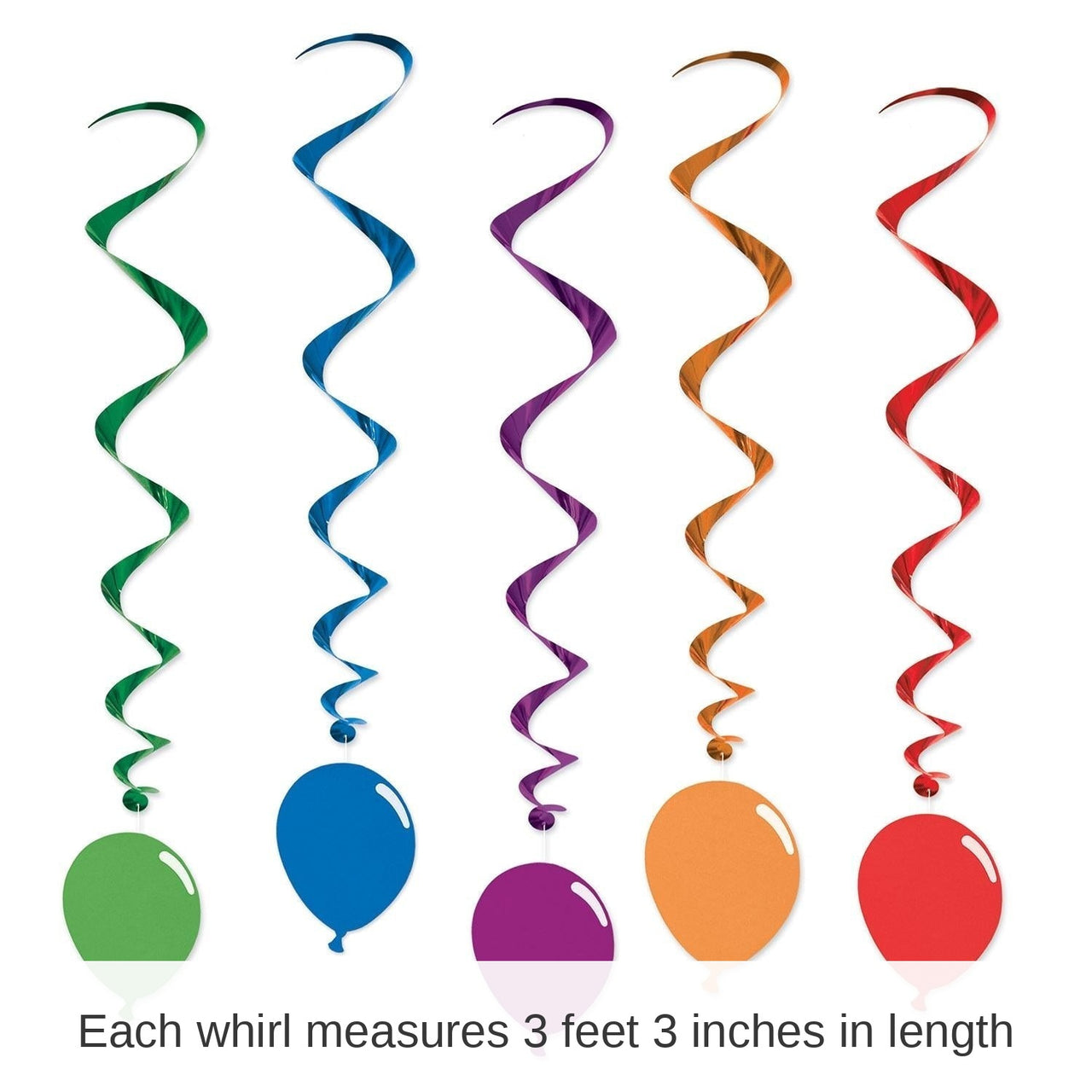 30 Piece Bulk Balloon Whirls