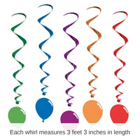 30 Piece Bulk Balloon Whirls