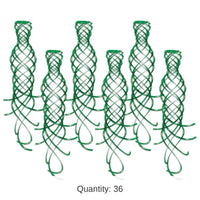 36 Piece Bulk Shimmering Party Whirls green