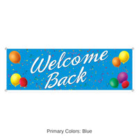 12 Pack Bulk Welcome Back Party Sign Banner
