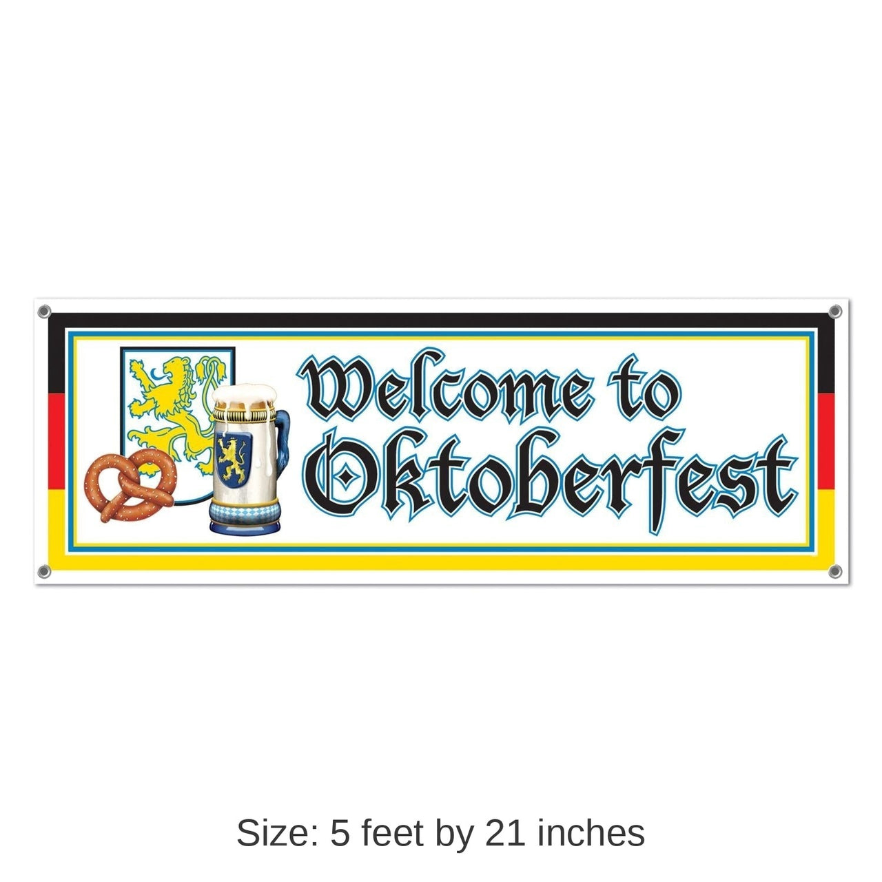 12 Pack Bulk Welcome To Oktoberfest Sign Banner