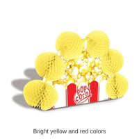 12 Pack Beistle Popcorn 2-Sided Party Centerpiece
