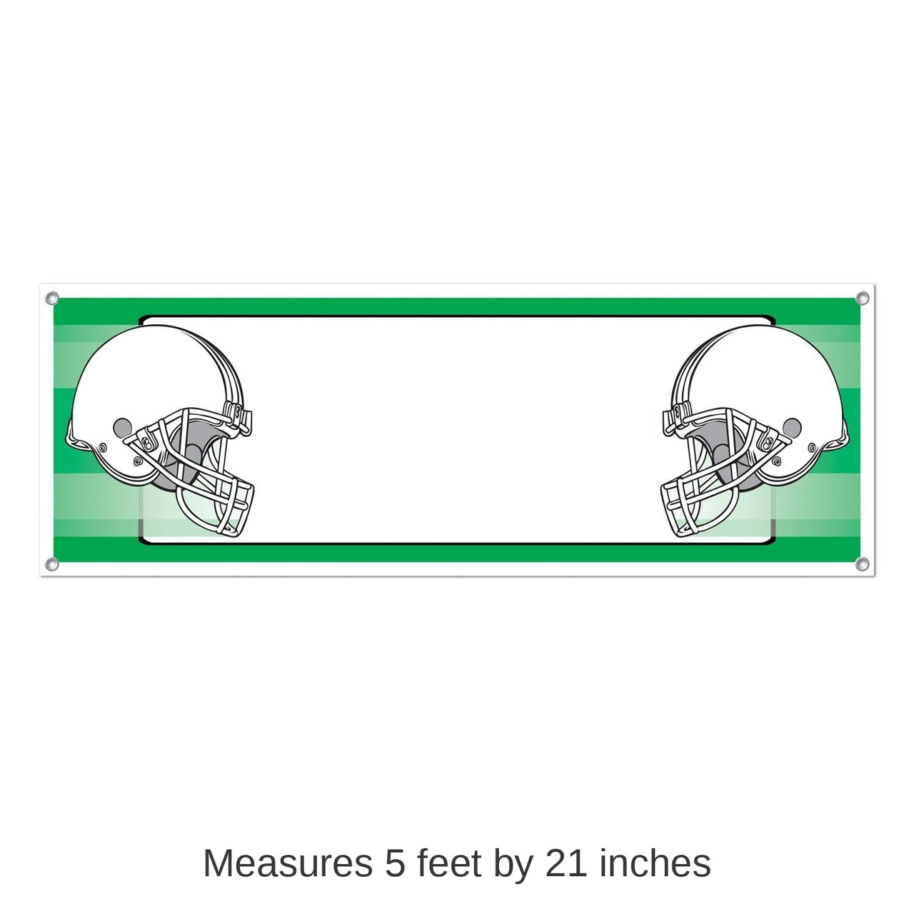 12 Pack Bulk Opposing Helmets Party Sign Banner