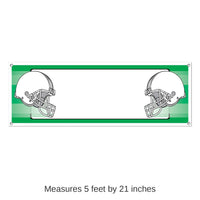 12 Pack Bulk Opposing Helmets Party Sign Banner