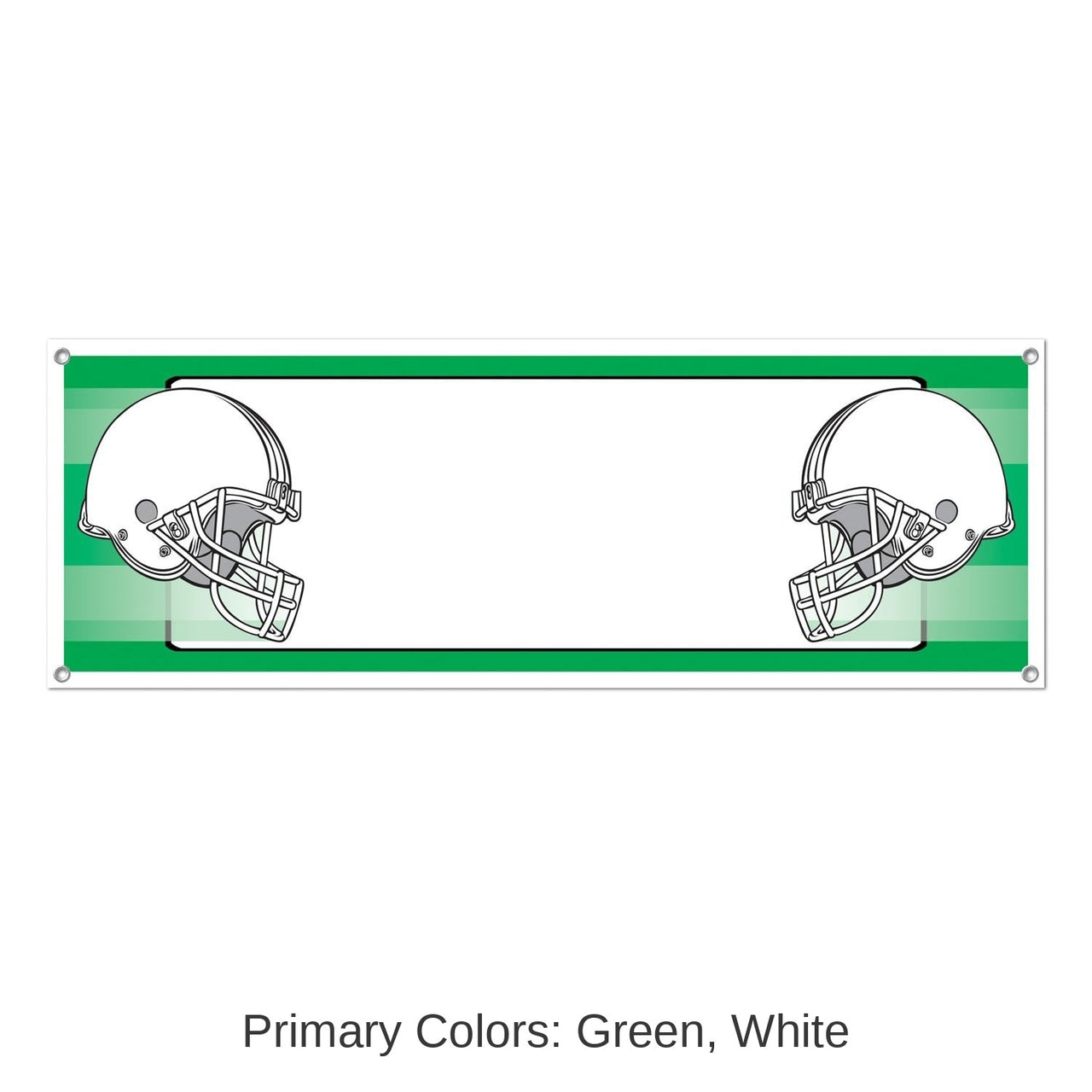 12 Pack Bulk Opposing Helmets Party Sign Banner