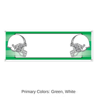 12 Pack Bulk Opposing Helmets Party Sign Banner