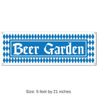 12 Pack Bulk Oktoberfest Beer Garden Sign Banner