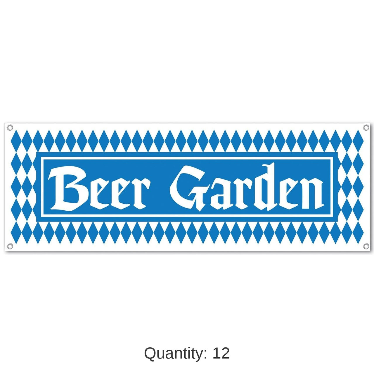 12 Pack Bulk Oktoberfest Beer Garden Sign Banner
