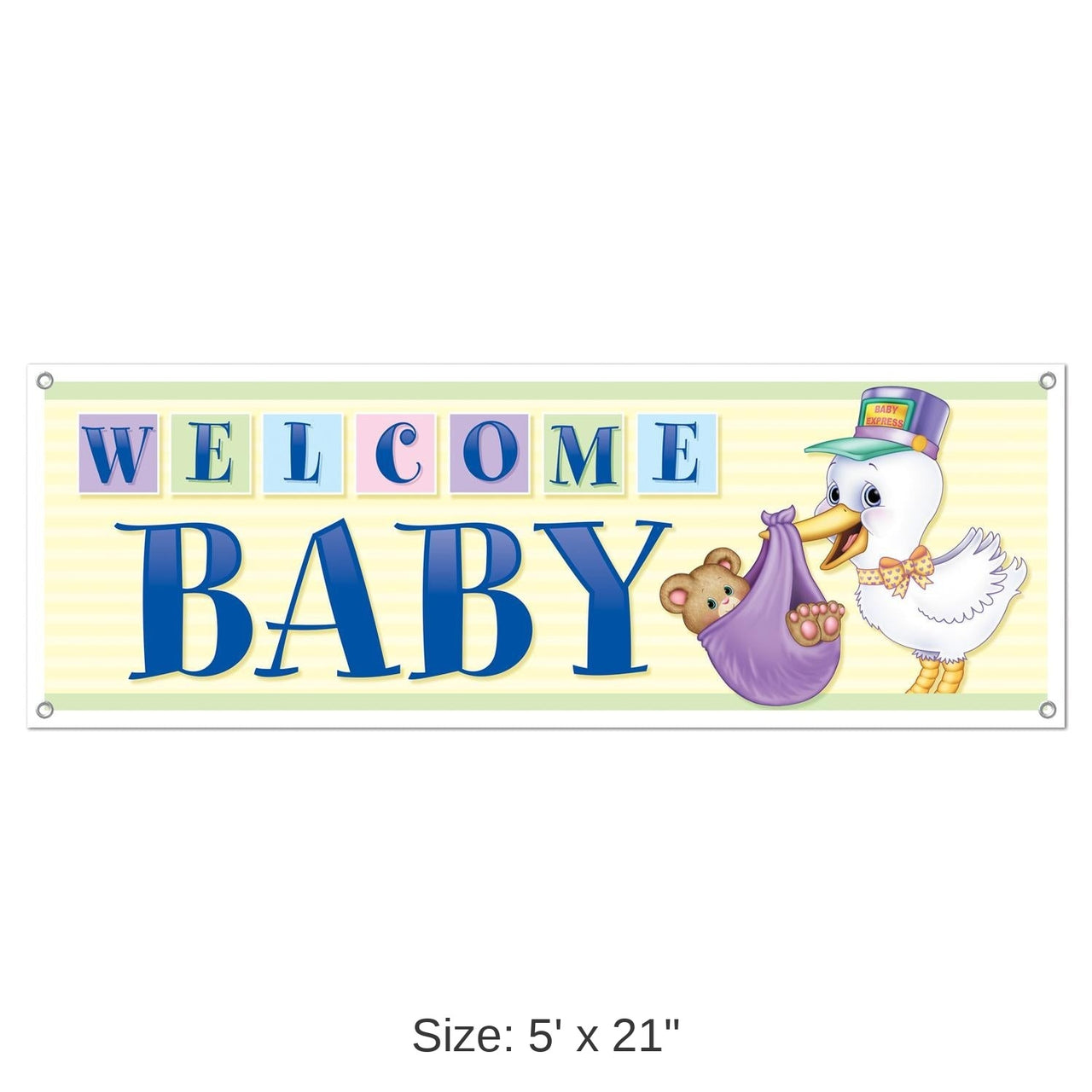 12 Pack Bulk Welcome Baby Sign Banner