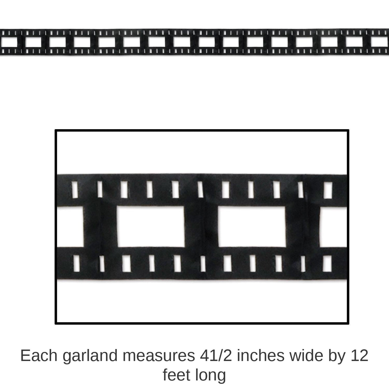 12 Pack Bulk Filmstrip Party Garland