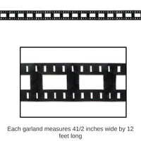 12 Pack Bulk Filmstrip Party Garland