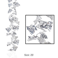 12 Pack Bulk Gleam 'N Flex Happy 25th Anniversary Garland