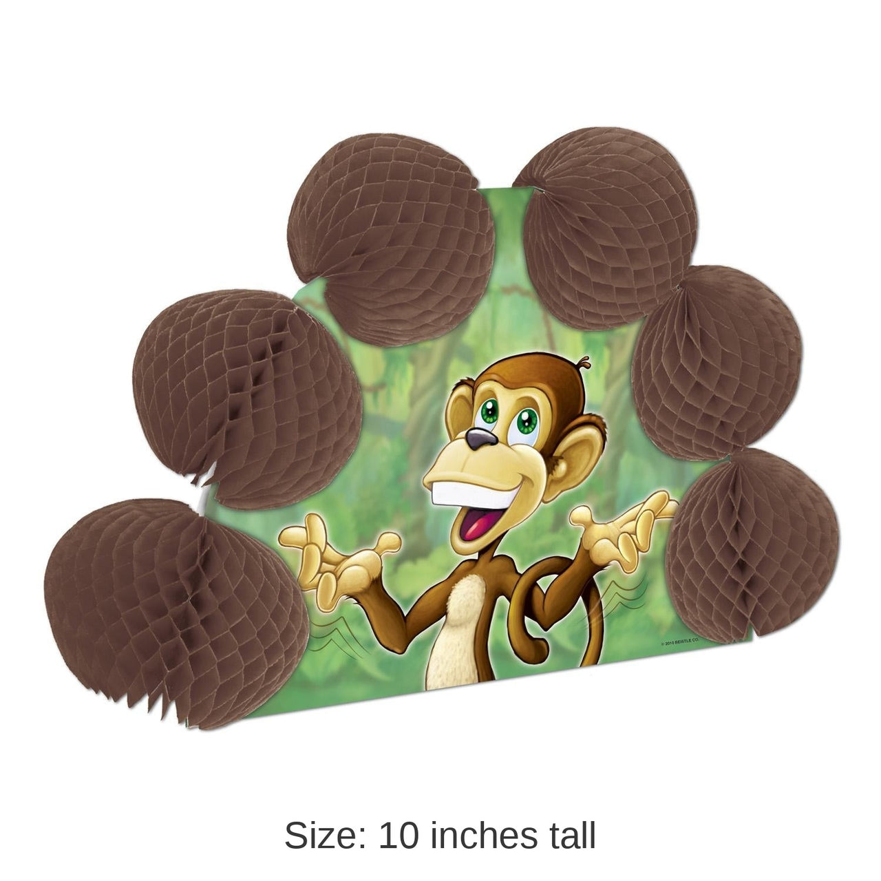 12 Pack Bulk Monkey 2-Sided Centerpiece