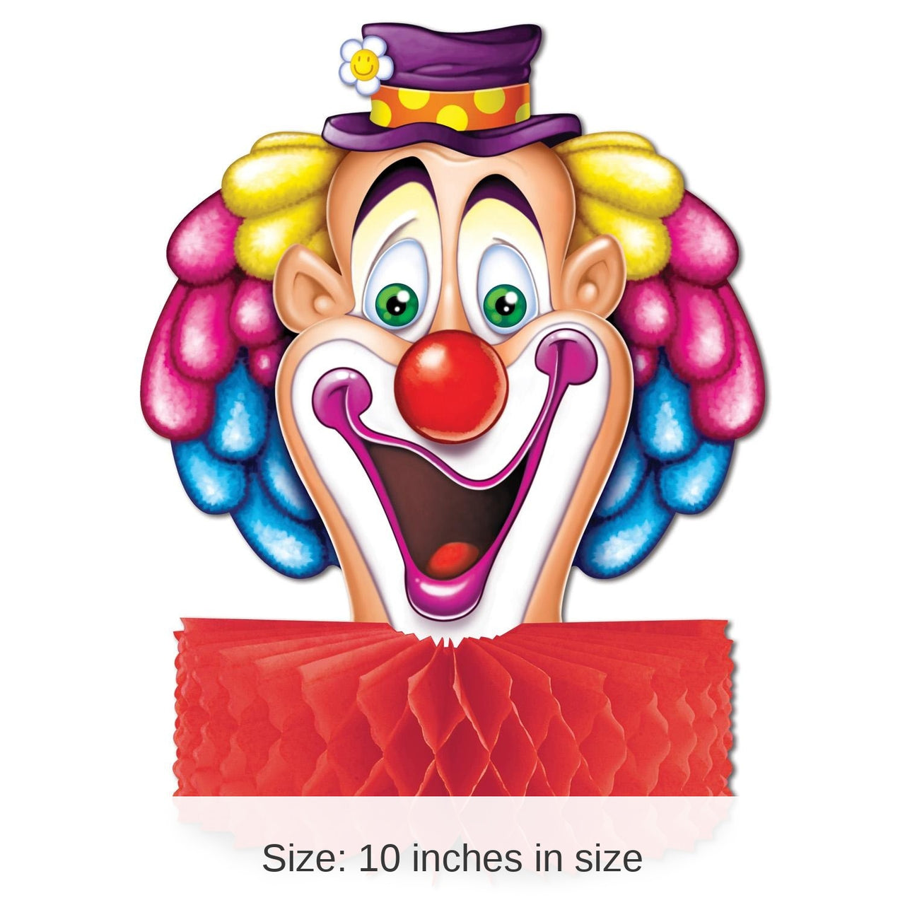 12 Pack Bulk Clown Centerpiece