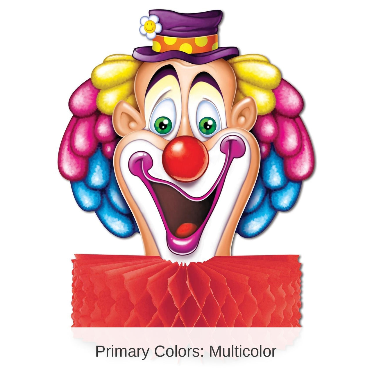 12 Pack Bulk Clown Centerpiece