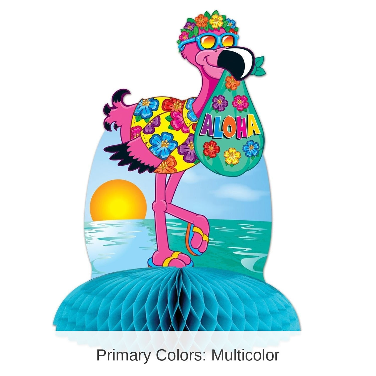 12 Pack Bulk Flamingo Centerpiece