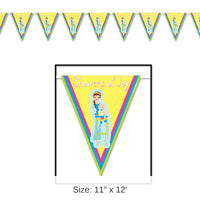 12 Pack Bulk Showers Of Joy Pennant Banner