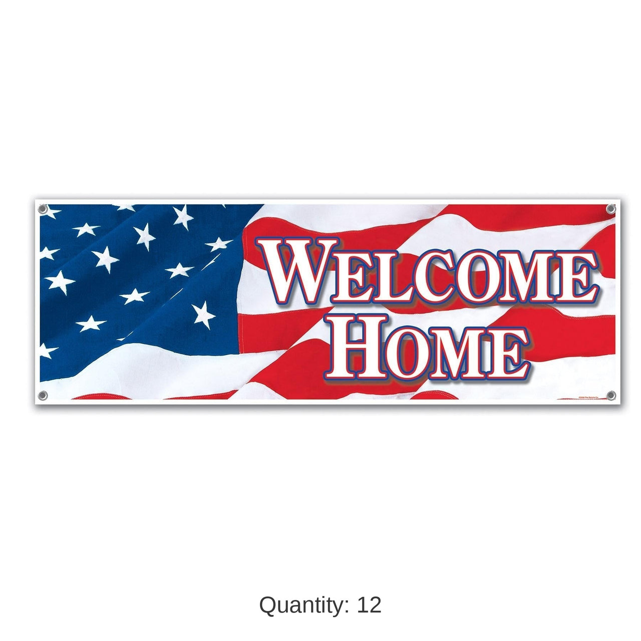 12 Pack Bulk Welcome Home Party Sign Banner