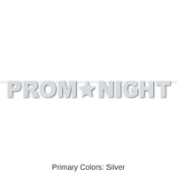 12 Pack Bulk Glittered Prom Night Party Streamer