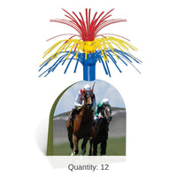 12 Pack Bulk Horse Racing Party Centerpiece
