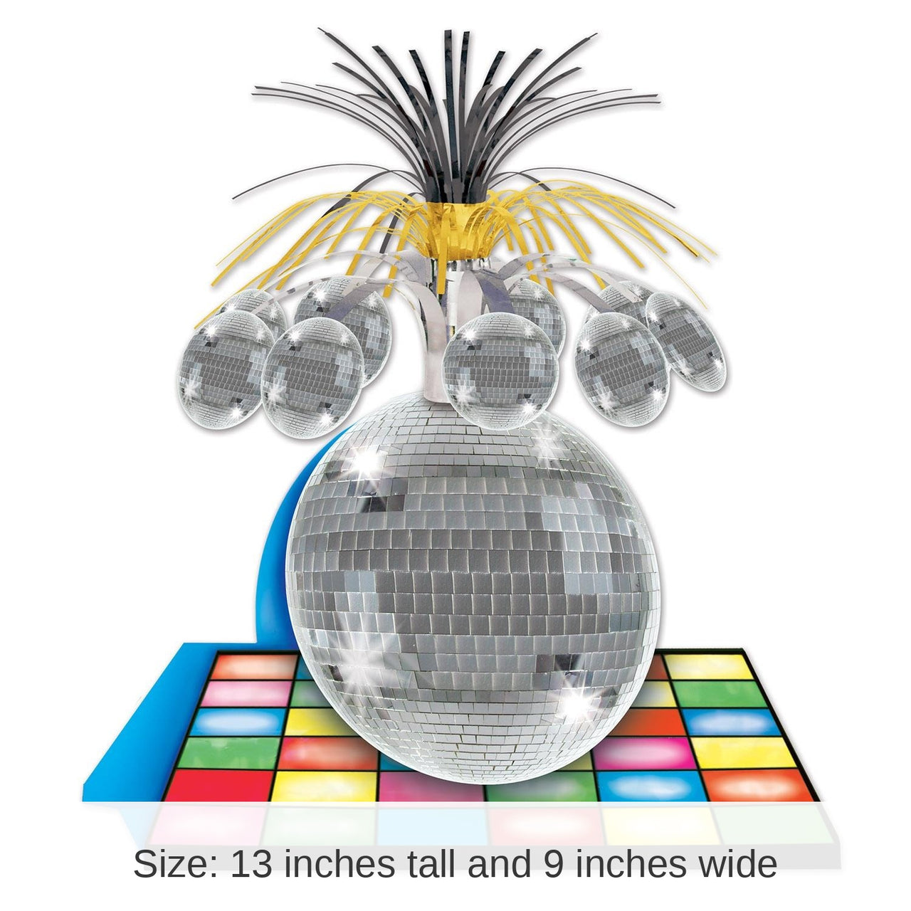 12 Pack Bulk Disco Ball Party Centerpiece