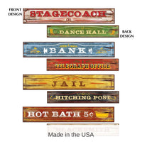 48 Pack Bulk Western Sign Party Cutouts