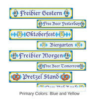 48 Pack Bulk Oktoberfest Sign Cutouts