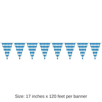 12 Pack Bulk 120 ft. Oktoberfest Pennant Banner