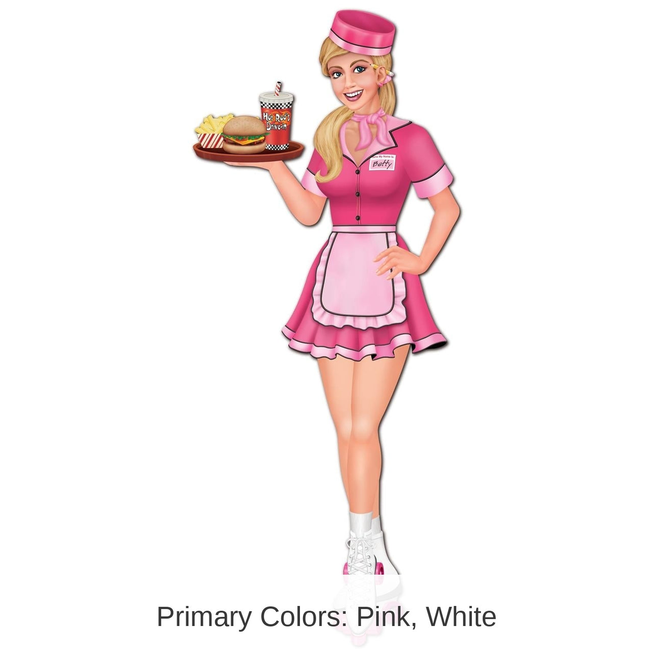 12 Pack Bulk Jointed Carhop Party Decoration