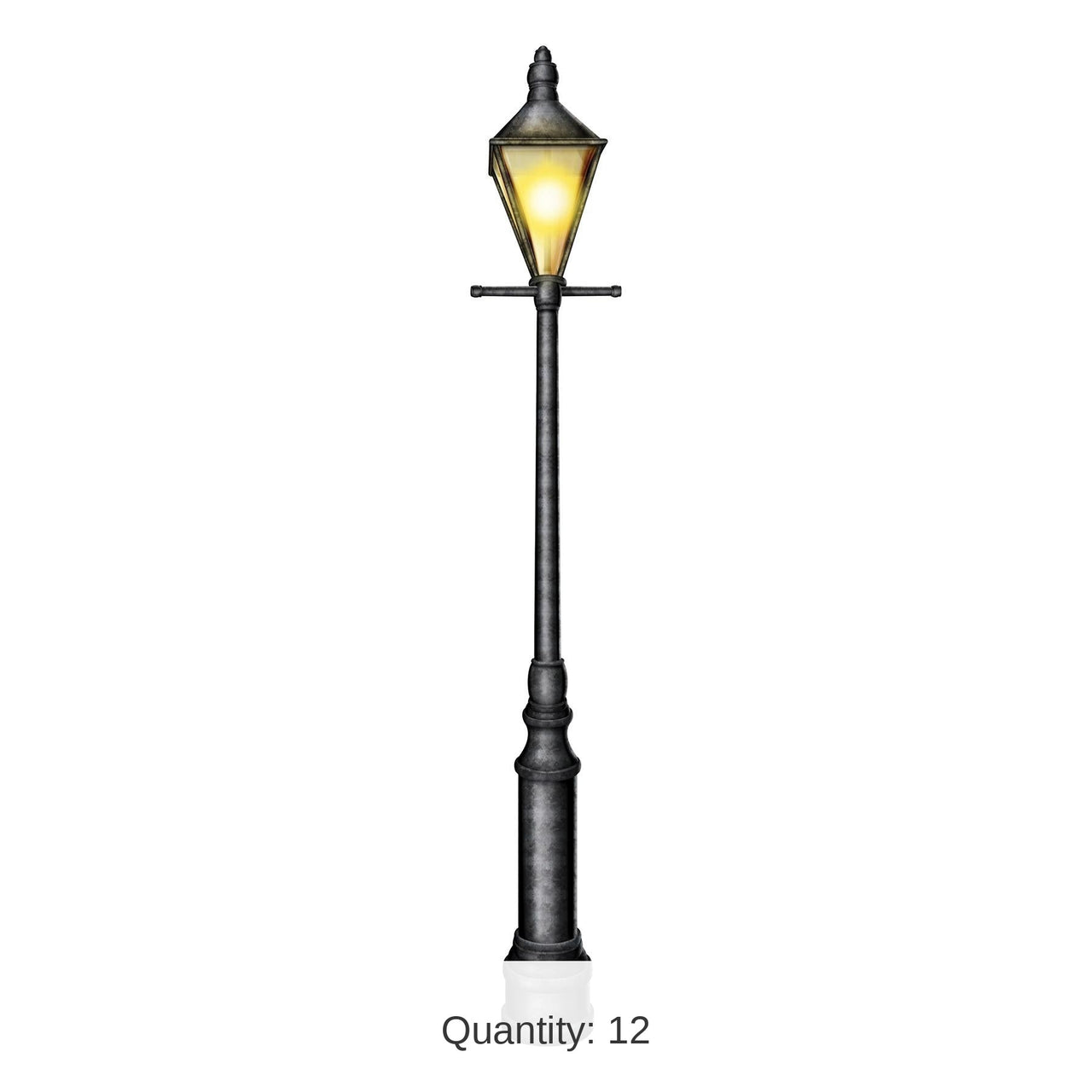 12 Pack Bulk Mardi Gras Jointed Lamppost